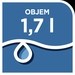 Objem 1,7 litrů