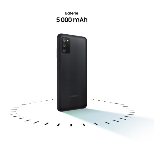 Samsung Galaxy A03s rychlé nabíjení baterie
