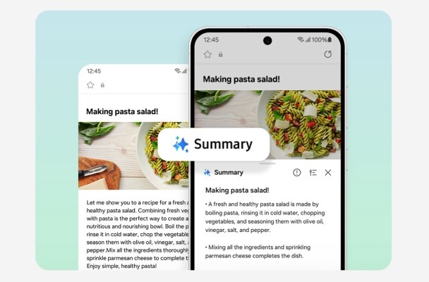 Samsung Galaxy S24 FE asistent procházení