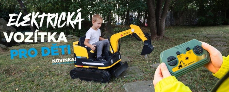 Detsky elektricky bagr Bluetouch