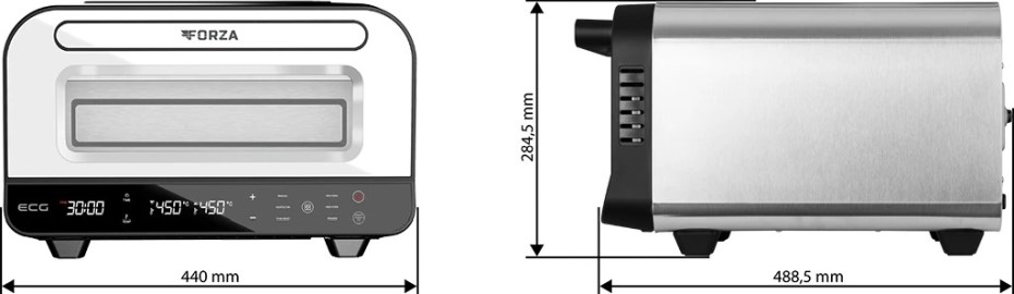 ecg forza 4500 Pizza nízký hluk