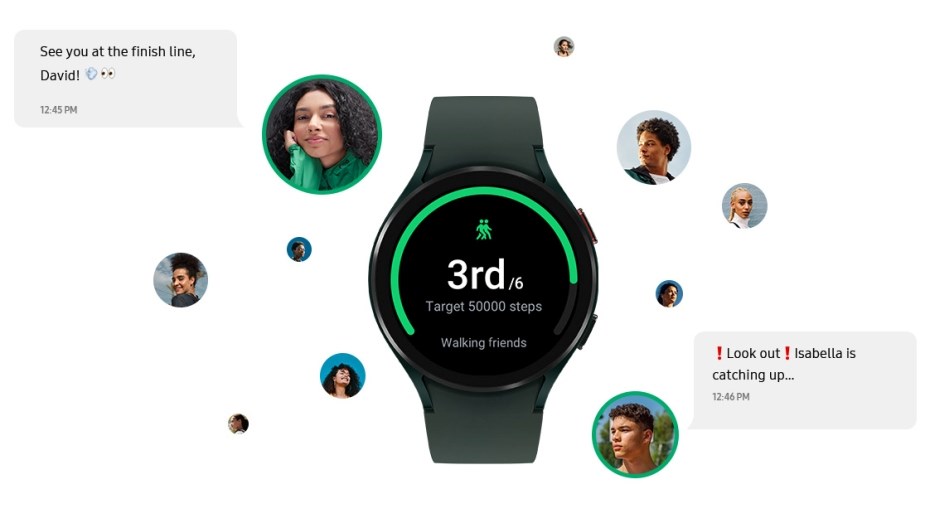 Galaxy Watch4 soutěživost