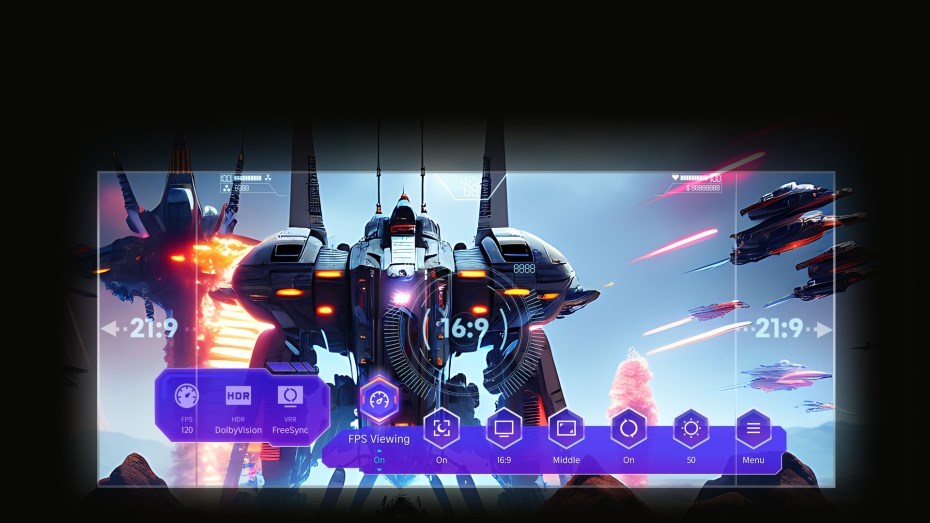 Hisense U8KQ Herní nabídka