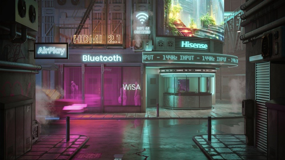 Hisense U8KQ konektivita