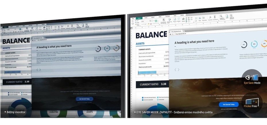 Samsung S24F350 Flicker free