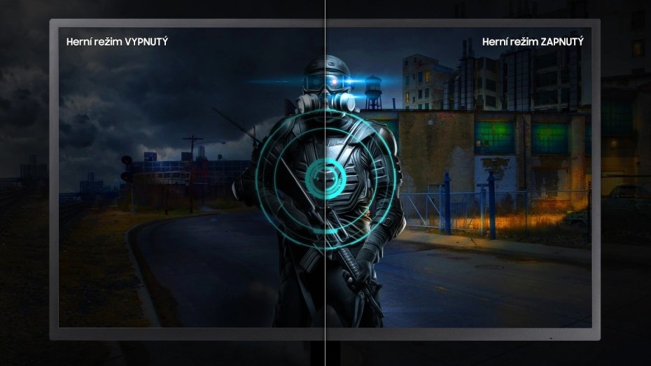 Samsung UJ590 herní režim