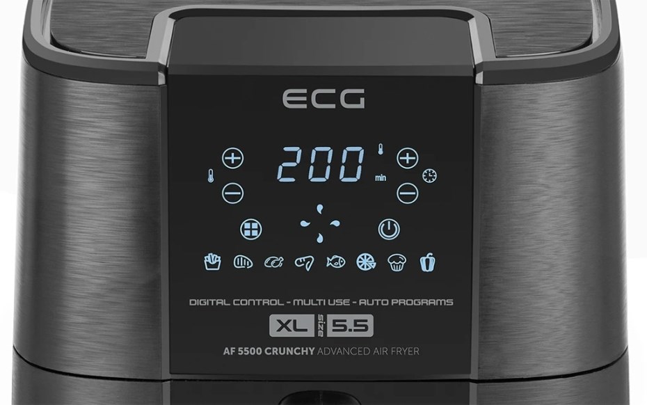 ECG AF 5500 Crunchy dotykové ovládanie