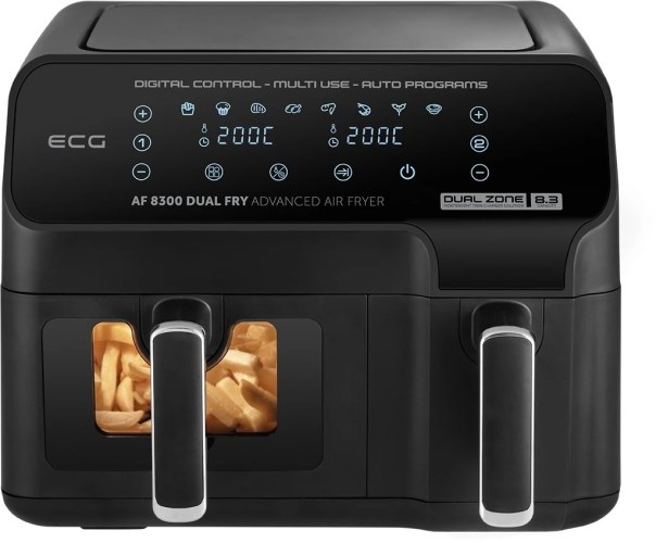 ECG AF 8300 Dual Fry tepelně izolovaná madla