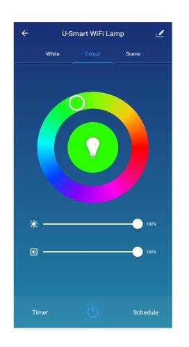 Umax USmart Wifi LED Lamp Chytré scény