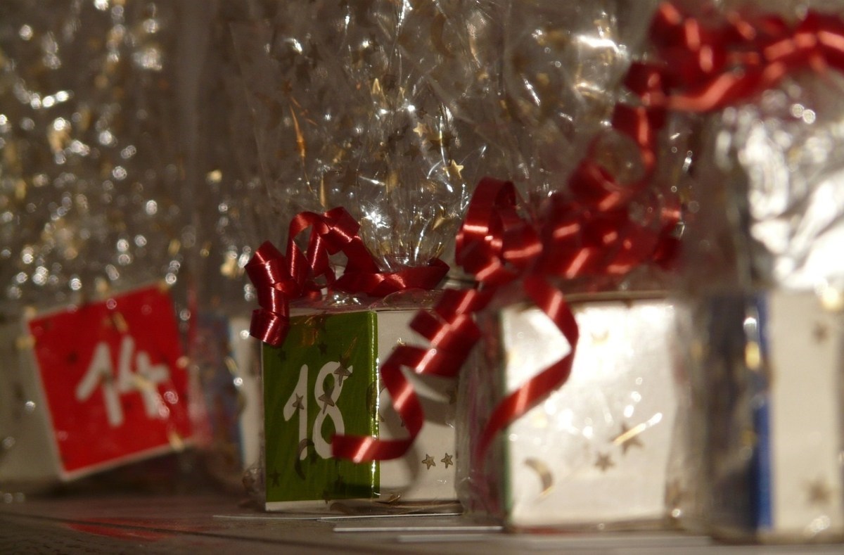 Samostatné balíčky v adventním kalendáři