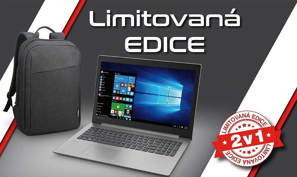Notebook Lenovo IdeaPad 330 (81DE005HCK) – limitovaná edice s batohem navíc