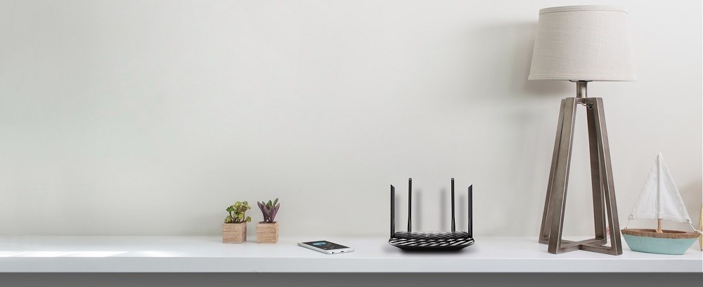 TP-Link Archer C6 čtyři externí a jedna interní anténa