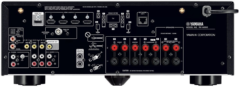 Yamaha RX-A680 Wi-Fi a LAN