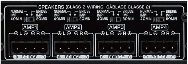 Yamaha XDA-AMP5400RK zóny