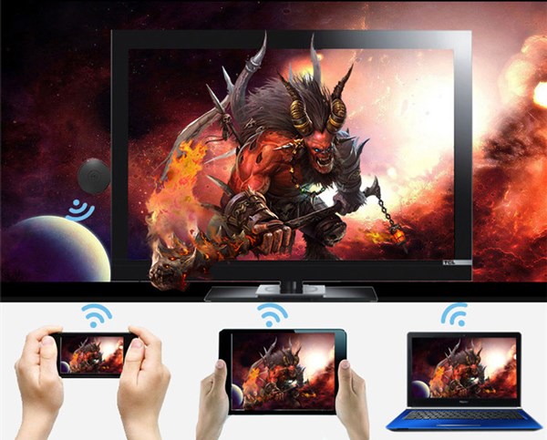 WiFi HDMI19, zrcadlení mobilu na TV