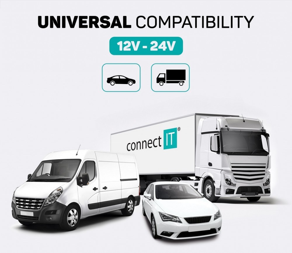 Connect IT CCC-8800-SL InCarz napájení