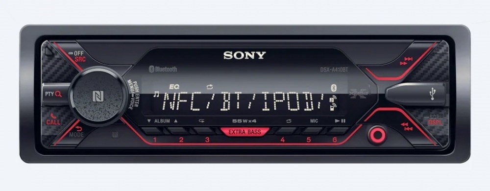 Sony DSX-A410BT čelní panel