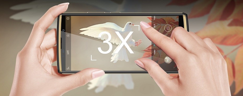 Oukitel K7 Pro DS Black tři fotoaparáty