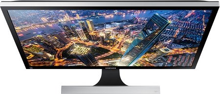 Samsung 28'' UHD U28E590DS možnost naklánění obrazovky