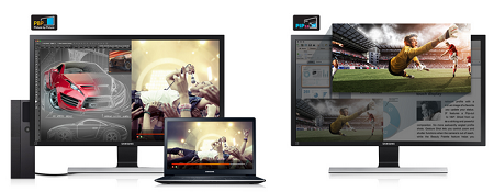 Samsung 28'' UHD U28E590DS Picture-by-Picture 2.0