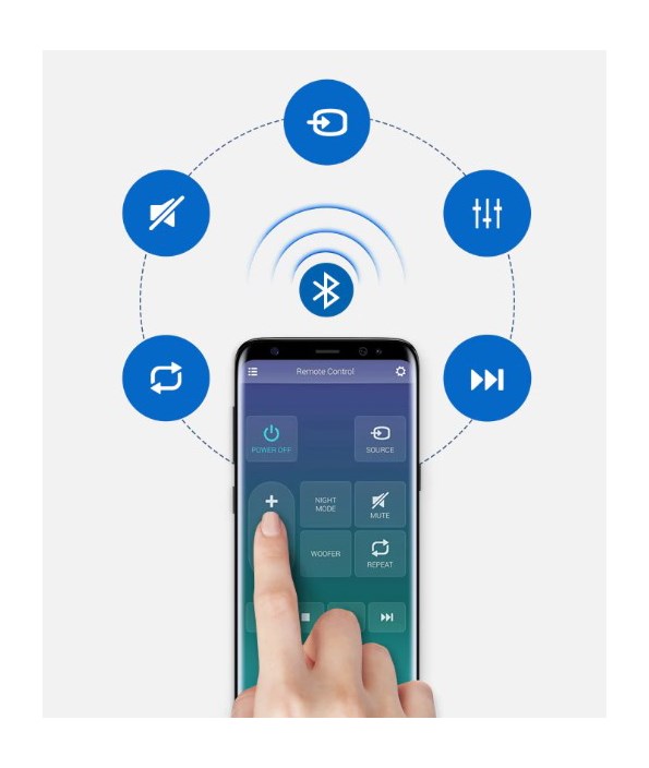 Samsung HW-R450 ovládání