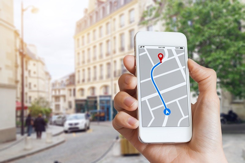 GPS navigace v mobilu