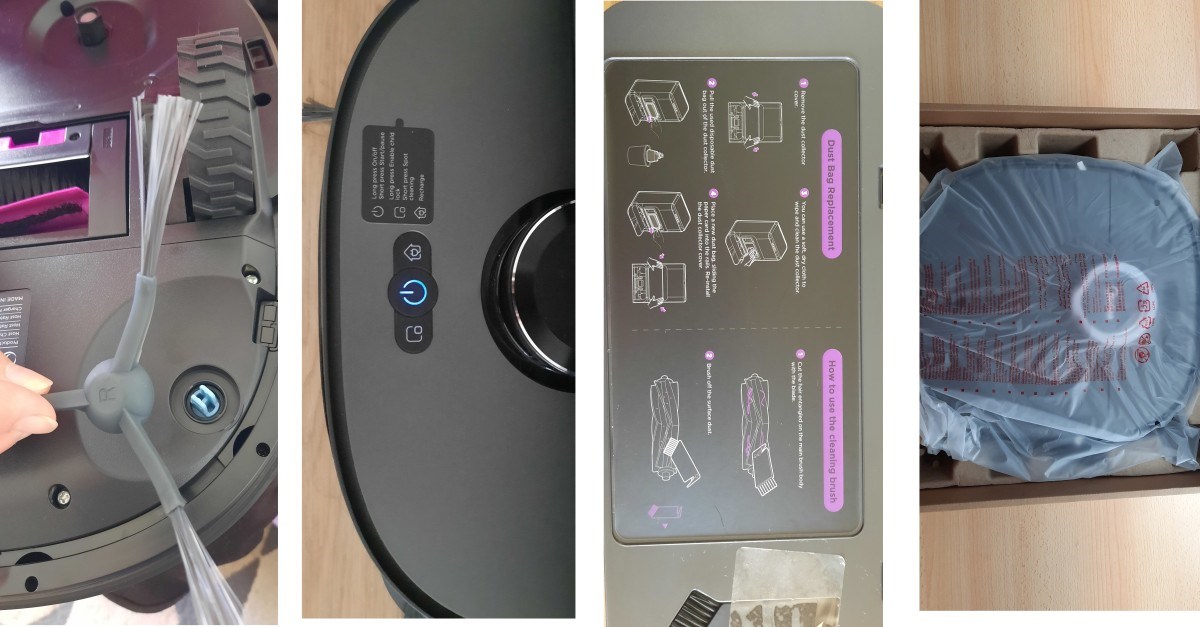 Robotický vysavač Midea V12 první použití