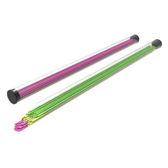 3Dsimo - Filament Basic Pcl6 15m růžová, žlutá, zelená