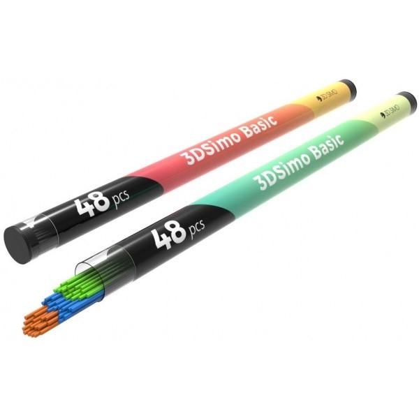 3Dsimo - Filament Basic Pcl315m zelená, modrá. hnědá