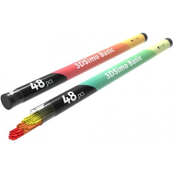 3Dsimo - Filament Basic Pcl115m žlutá, oranžová, červená