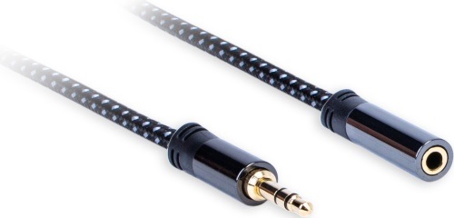 Aq Premium reproduktorový kabel Pa41030, kabel prodlužovací 3,5 mm Jack (M) - 3,5 mm Jack (F), délka 3 m, xpa41030