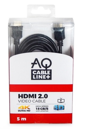 Aq Hdmi kabel Bvh050 - Hdmi 2.0 kabel 4K/uhd - 5,0 m