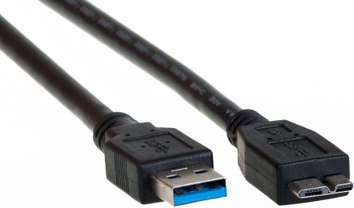 Levně Aq Usb kabel Kcj005 - kabel Usb 3.0 M - micro Usb 3.0 M, délka 0,5 m