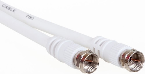 Levně Aq koaxiální kabel Kvl100 - anténní kabel 10,0 m s konektory typu F