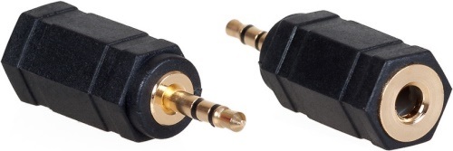 Aq reproduktorový kabel Ka408 - redukce stereo 3,5 mm Jack F - 2,5 mm Jack M