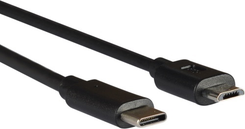 Levně Aq Usb kabel Kck010 - kabel Usb 3.1 C M - micro Usb M, délka 1,0 m