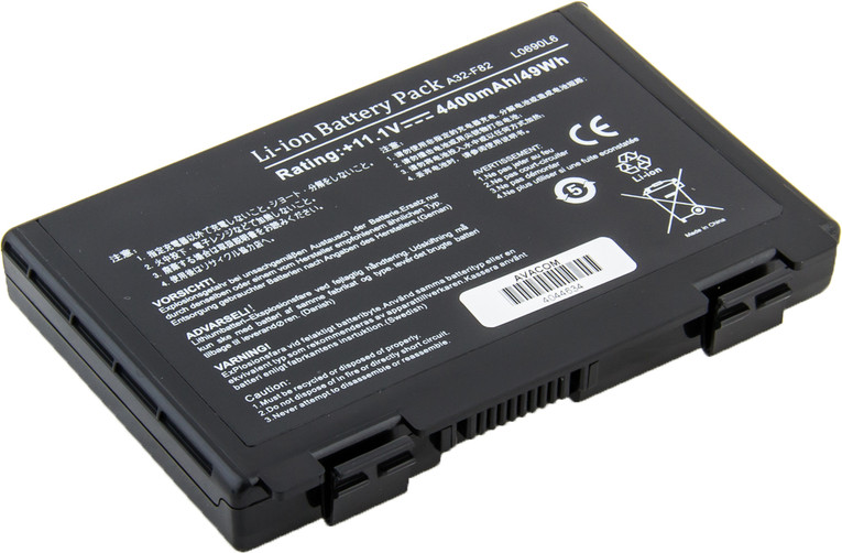 Levně Avacom Baterie pro notebook Asus Noas-k40-n22 Li-ion 10,8V 4400mAh - neoriginální - Baterie Asus K40/k50/k70 Li-ion 10,8V 4400mAh