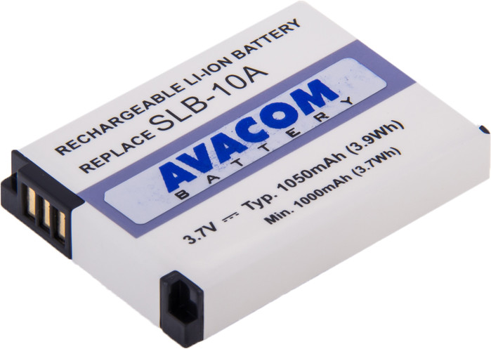 AVACOM DISS-10A-734 Li-Ion 3.7V 1050mAh - neoriginální - Baterie Samsung SLB-10A Li-Ion 3.7V 1050mAh 3.9Wh