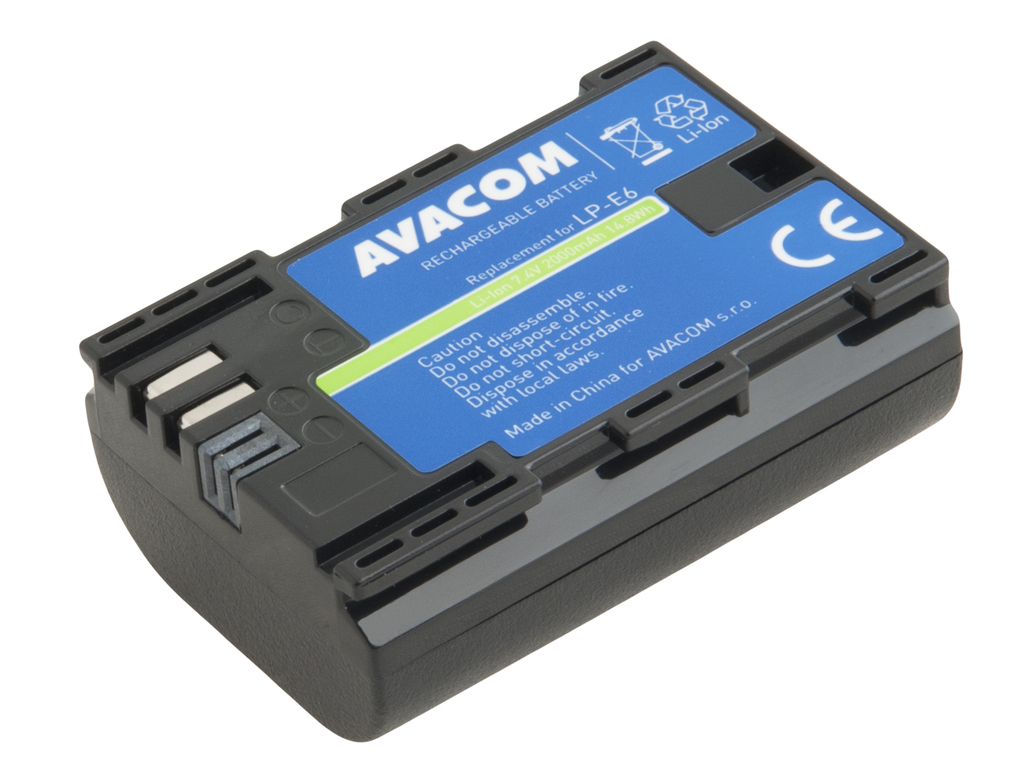 Avacom Canon Lp-E6 Li-Ion 7.4V 2000Mah 14.8Wh