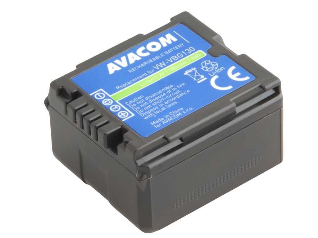 Levně Avacom Panasonic Baterie do videokamery Panasonic Vw-vbg130, Dmw-bla13 Li
