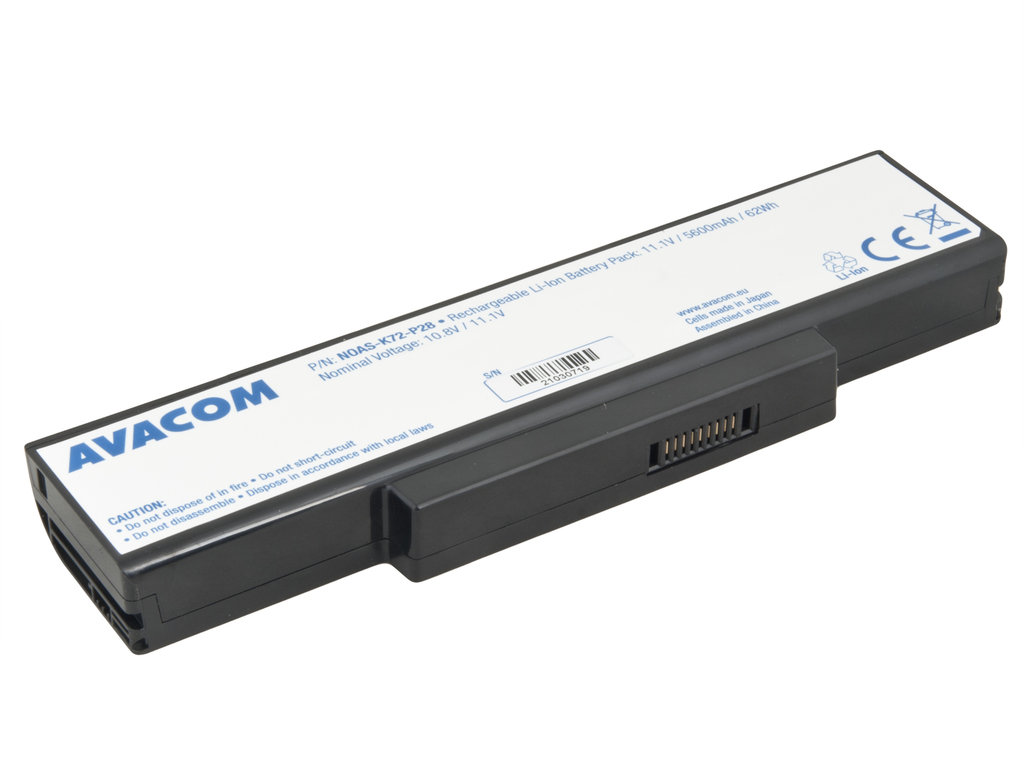 Levně Avacom Asus Baterie pro notebook Asus A72/k72/n71/n73/x77 Li-ion 1