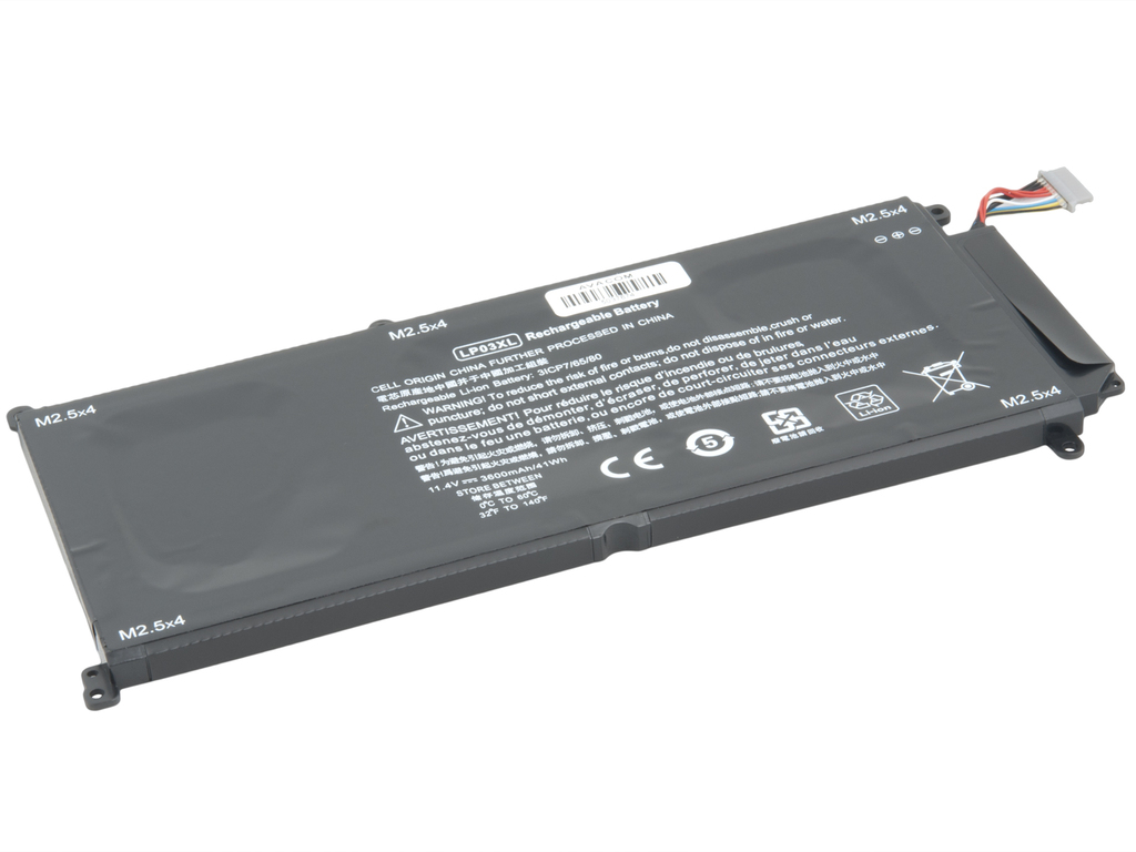 Levně Hp Baterie do notebooku Hp Envy 15-ae series Li-pol 11,4V 3600mAh 41Wh - Lp03xl