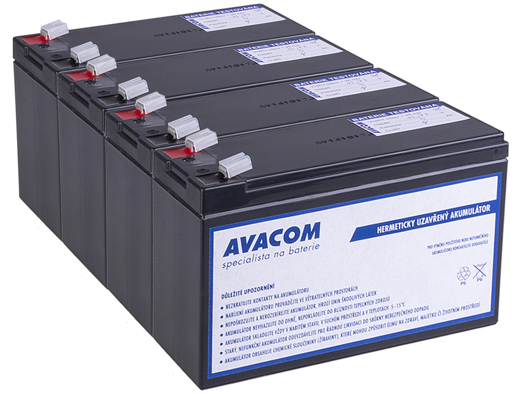 AVACOM bateriový kit pro renovaci RBC116 (4ks baterií) (AVACOM AVA-RBC116-KIT)
