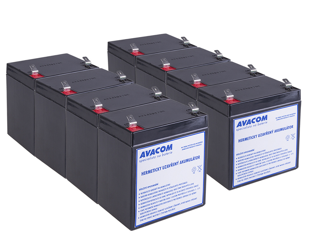 AVACOM bateriový kit pro renovaci RBC43 (8ks baterií) (AVACOM AVA-RBC43-KIT)