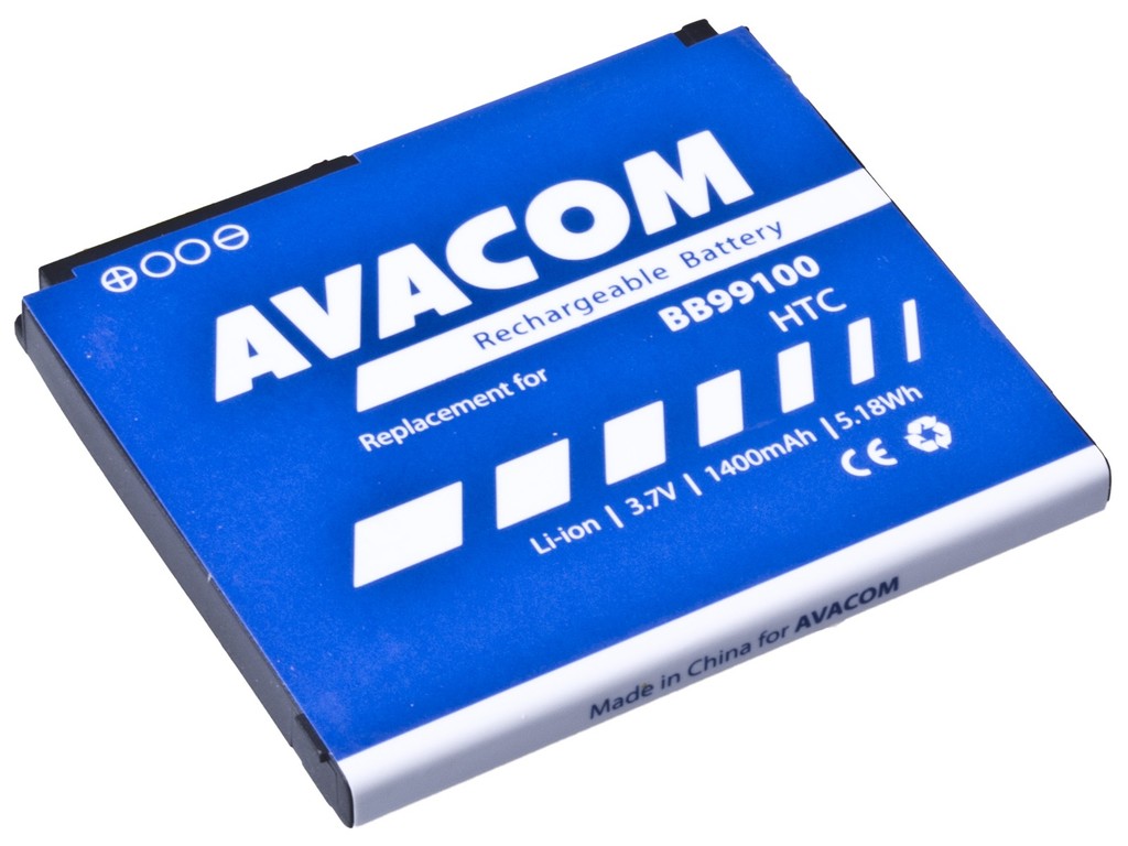 AVACOM PDHT-DESI-S1450A Li-Ion 3,7V 1400mAh - neoriginální - Baterie do mobilu HTC Desire, Bravo Li-Ion 3,7V 1400mAh (náhrada BB99100)