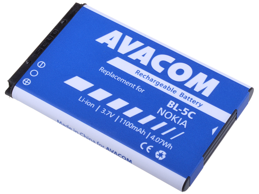 Levně Avacom Baterie do mobilu Nokia Baterie do mobilu Nokia 6230, N70, Li-ion 3,7V 1100mAh (náhrada Bl-5c)