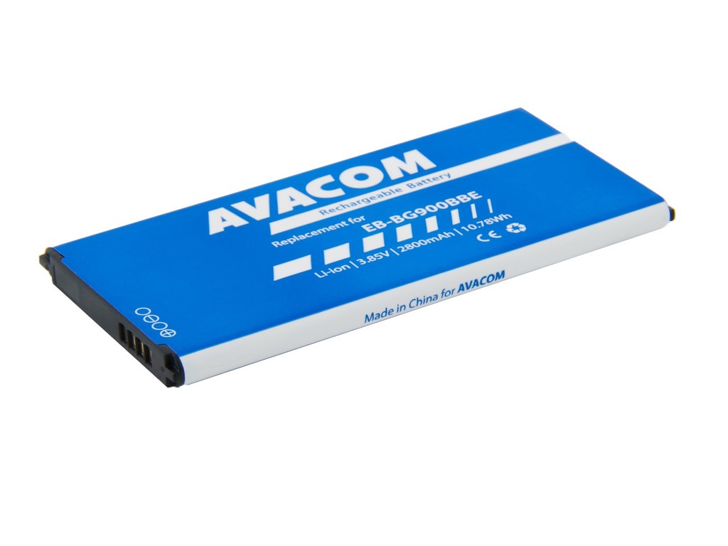 AVACOM GSSA-S5-2800 Li-Ion 3,85V 2800mAh - neoriginální - Baterie do mobilu Samsung Galaxy S5 Li-Ion 3,85V 2800mAh, (náhrada EB-BG900BBE)