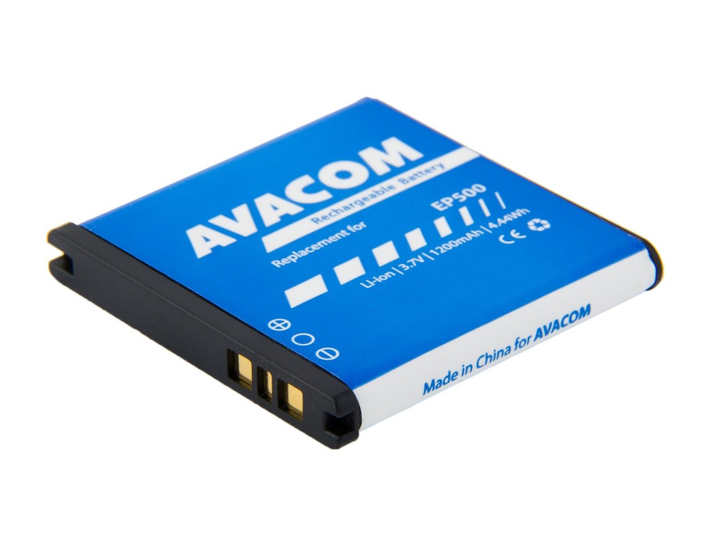 AVACOM GSSE-EP500-1200 Li-Ion 3,7V 1200mAh - neoriginální - Baterie do mobilu Sony Ericsson Xperia mini Li-Ion 3,7V 1200mAh, (náhrada EP500)