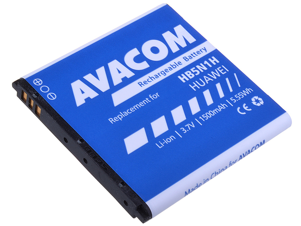 AVACOM PDHU-G300-S1500A Li-Ion 3,7V 1500mAh - neoriginální - Baterie do mobilu Huawei G300 Li-Ion 3,7V 1500mAh (náhrada HB5N1H)