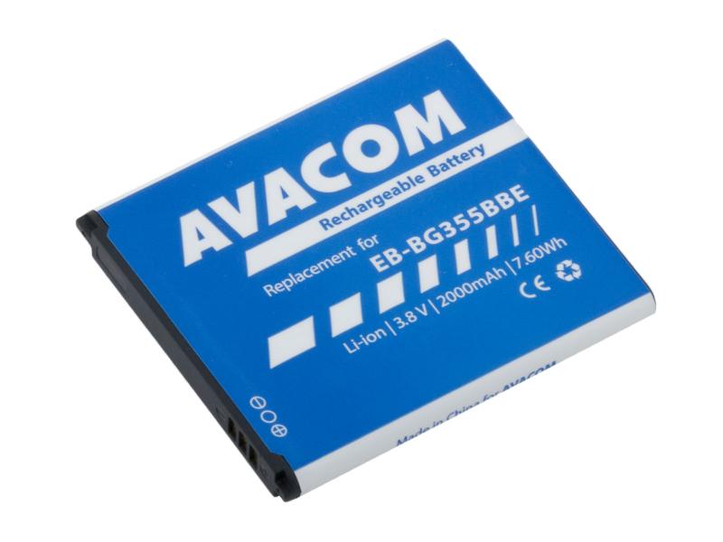 AVACOM GSSA-G355-S2000 Li-Ion 3,8V 2000mAh - neoriginální - Baterie do mobilu Samsung Core 2 Li-Ion 3,8V 2000mAh, (náhrada EB-BG355BBE)